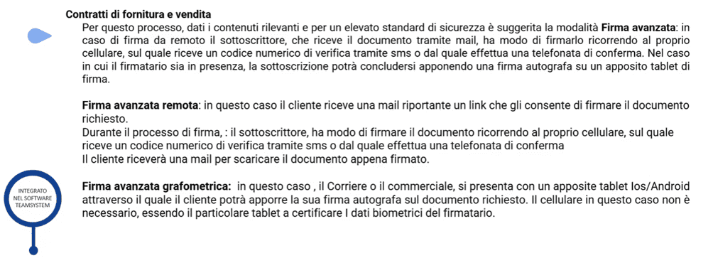 Firma avanzata remota e grafometrica con TeamSystem Enterprise